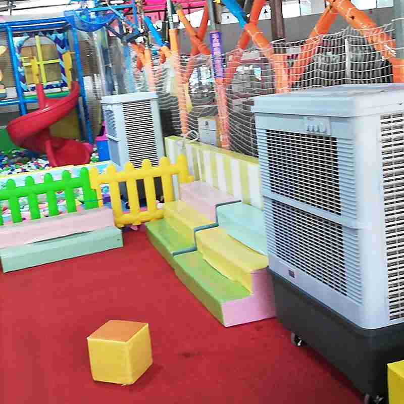 游乐园室内游乐场儿童乐园通风降温雷豹MFC16000移动空调冷风机